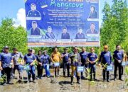 Semangat Restorasi Merawat Bumi, Pemkab Boltim Tanam 1500 Bibit Mangrove
