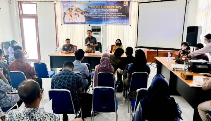 Pemkab Boltim Gelar FGD-1 Terkait Laporan Pendahuluan RP3KP
