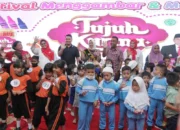 Bunda PAUD Sumatera Utara Membuka Festival Menggambar Juga Mewarnai
