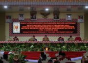 Rapat Paripurna DPRD Kabupaten Lampung Barat Mendengarkan Pidato Presiden RI Melalui Zoom Meeting