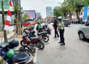 Dishub Kota Medan Bersama Ditlantas Polda Sumut Terapkan E-Tilang Terhadap Kendaraan Yang Parkir Sembarangan