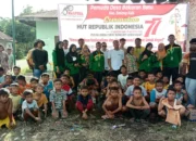 Akhir Bulan Agustus Pemuda Desa Bakaran Batu Adakan Kegiatan Perlombaan HUT RI Ke-77.