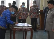 Wakil Bupati Lampung Barat Mad Hasnurin Lantik Sebanyak 51 Pejabat Eselon III dan IV 