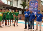 Semarak Perayaan HUT Ke- 21, DPC Demokrat Padang Sidempuan Gelar Turnamen Bola Volly Semi Open AHY CUP 2022