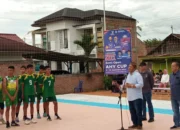 Walikota Psp Irsan Efendi Nasution Buka Secara Resmi Turnamen Bola Voli Semi Open  AHY Cup tahun 2022