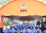 BPBD Labuhanbatu Berikan Pendidikan Kebencanaan Sejak Dini Kepada Siswa SMP IT Al Fikri Kampung Pajak