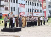 Kapolres Psp AKBP Dwi Prasetyo Wibowo SIK, Pimpin Apel Gelar Pasukan Operasi Zebra Toba Tahun 2022
