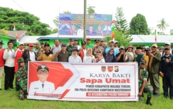 Karya Bakti Sapa Umat, Pj Bupati Malteng Kunjungi Negeri Pelauw dan Kariuw