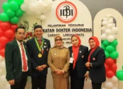 Wabup Labuhan Batu Hadiri Pelantikan Pengurus IDI Periode 2022-2025