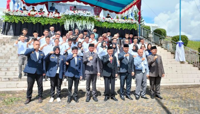 Usai Prosesi Peringatan Hari Pahlawan, Bupati Boltim Melantik Pengurus Karang Taruna Kabupaten Periode 2022-2027