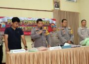 Polres Kotamobagu Rilis Tersangka Pelaku Kekerasan Terhadap Anak