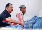 Kunjungi Mesjid Raya Al – Ikhlas, Bupati Labuhanbatu Berbagi Dengan Masyarakat Sekitarnya