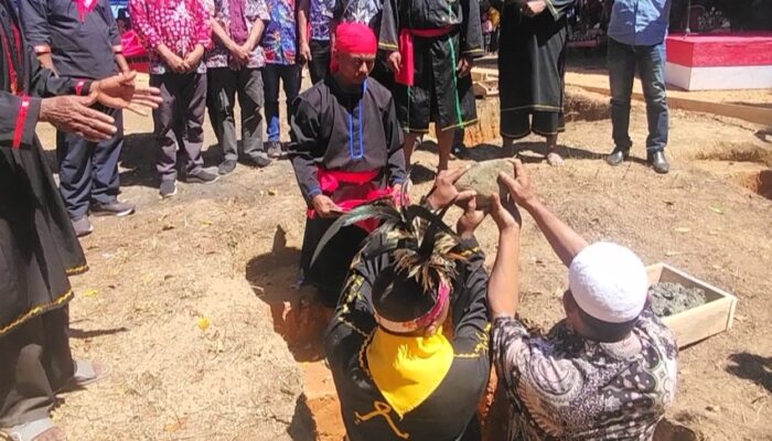 Rumah Adat Baileo Negeri Lumoly Dibangun, Warga Diminta Jaga Nilai -nilai Persaudaraan