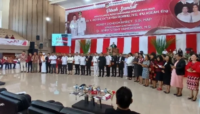ROR-RD Resmi Lepas Jabatan sebagai Bupati-Wakil Bupati Minahasa, Acara Berlangsung Haru