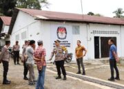 Kapolres Psp AKBP Dudung Setyawan, SH, SIK, MH Cek Kesiapan Personel yang Berjaga  di Gudang logistik KPU
