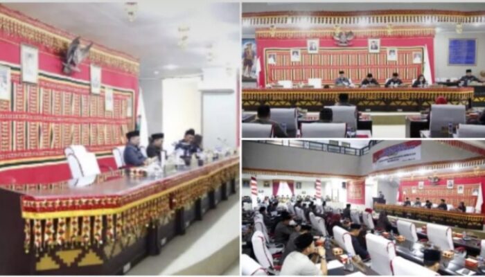 Terkait Raperda APBD Kabupaten Lampung Selatan,DPRD Menggelar Rapat Paripurna.