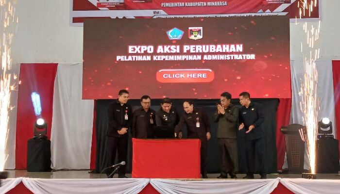 Pj Bupati Minahasa Jemmy Kumendong Buka Gebyar Expo Aksi Perubahan PPKA 2023   