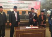 Penandatangan Nota Rancangan KUA – PPAS, Begini Kata Ketua DPRD SBB