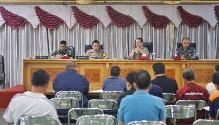 Forkopimda Lambar Gelar Rapat Koordinasi, Ciptakan Pemilu Aman, Damai dan Lancar