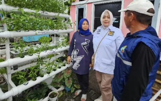 Fahira Idris Sapa Warga yang Sedang Panen di Kepulauan Seribu