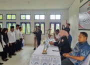 Puluhan Pengawas TPS Se-Kecamatan Bula Dilantik