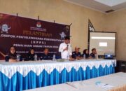 Ketua KPU Boltim Hadiri Pelantikan KPPS Kecamatan Modayag
