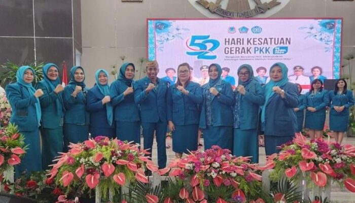 HKG PKK Ke-52, PKK Boltim Berikan Bantuan Sembako Untuk Korban Gunung Ruang