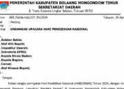 Hardiknas 2024 Boltim, Simak Jadwal Berikut ini !