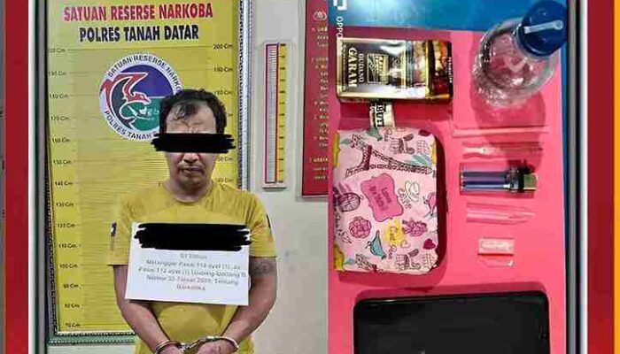 Penangkapan Pelaku Narkoba Sabu-sabu di Tanjung Baru, Tanah Datar