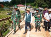 Jembatan Bailley Selesai Dibangun,Bupati Eka Putra Kunjungi Posko Pengunsi Jorong Aie Mancua