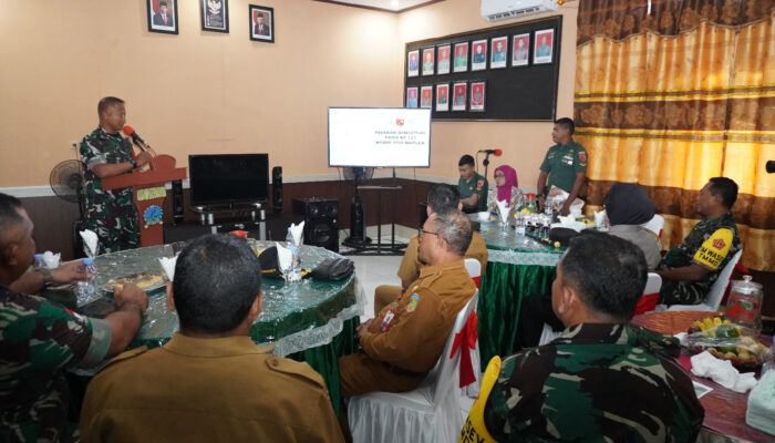 Tim Wasev TMMD ke-120 Mabes AD, Kunjungi Kodim Namlea
