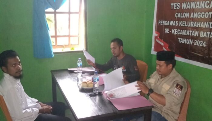 Tes Wawancara Calon PKD, Ketua Panwaslu Batabual: Dua Peserta Tidak Ikut Seleksi