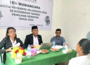 Panwaslu Kecamatan Taniwel Laksanakan Tes Wawancara PKD Pilkada 2024