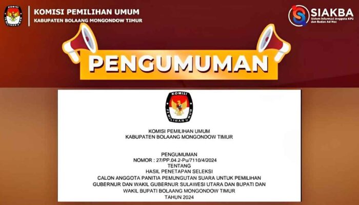 243 Orang Lolos Seleksi PPS Pilkada Boltim 2024, Ini Daftarnya!