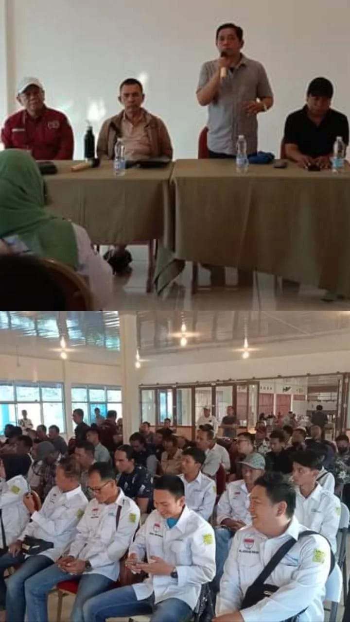 Calon Bupati OKI Muchendi Mahzareki Melalui Sang Ayah Ir H Ishak Mekki  Silaturahmi  Dengan Pers