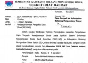 Dinsos Boltim Gelar Bimtek SIKS-NG DTKS Untuk 81 Desa