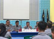 Rapat Dinas Perdana, Kalapas Kelas llB Padangsidimpuan Kanwil Kemenkumham Sumut Tekankan Pentingnya Menjaga Kebersamaan