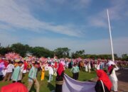 Kemeriahan Karnaval Tingkat TK se-Kota Teluk Kuantan di Lapangan Limuno