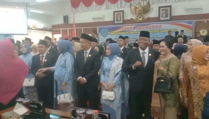 Pelantikan 45 Anggota DPRD Kabupaten Labuhanbatu Masa Jabatan 2024-2029 Berjalan Khidmat