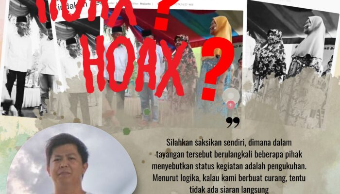 Pengukuhan Tim Pemenangan JADI di Gading Raja Bukan Kegiatan Kampanye