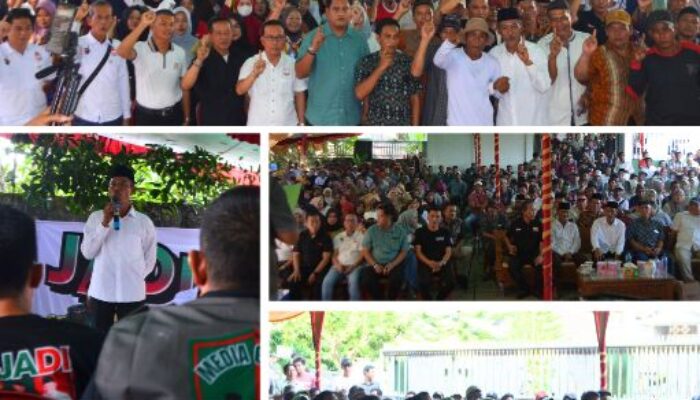 Didukung Relawan, Paslon JADI Siap Wujudkan Perubahan Di OKI