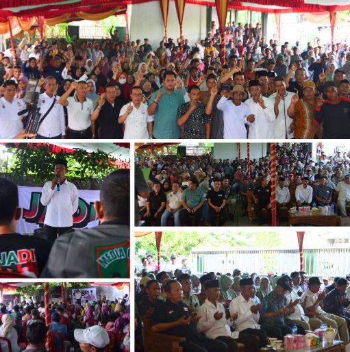 Didukung Relawan, Paslon JADI Siap Wujudkan Perubahan Di OKI