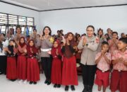Polwan Polres SBB Sosialisasi Bahaya Kekerasan Seksual Bagi Murid SD