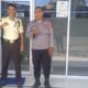 Laksanakan Giat Binkamsa Kanit Binmas sambangi Satpam Kantor Bank Mandiri