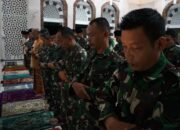 Pererat Silaturahmi, Kodim 0402 OKI-OI Sholat Subuh Berjemaah Dimesjid Binaan