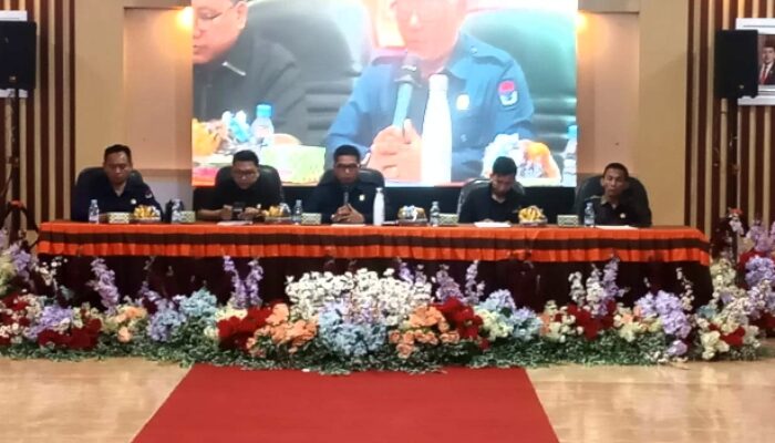KPU OKI Gelar Rapat Pleno Rekapitulasi Penghitungan Suara Pilkada 2024