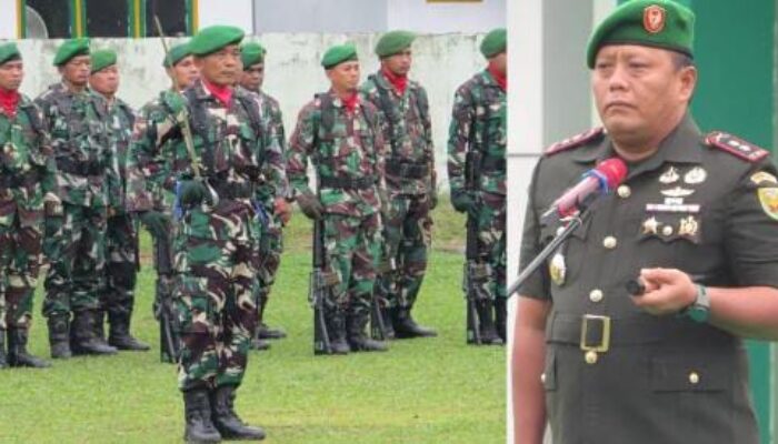 Peringati Hari Juang TNI AD, Kodim 0402/OKI-OI Laksanakan Upacara