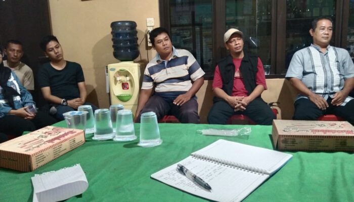 Jelang Keamanan Wilayah Saat Nataru, Para Pengurus RT RW dan LMK Kelurahan Utan Panjang