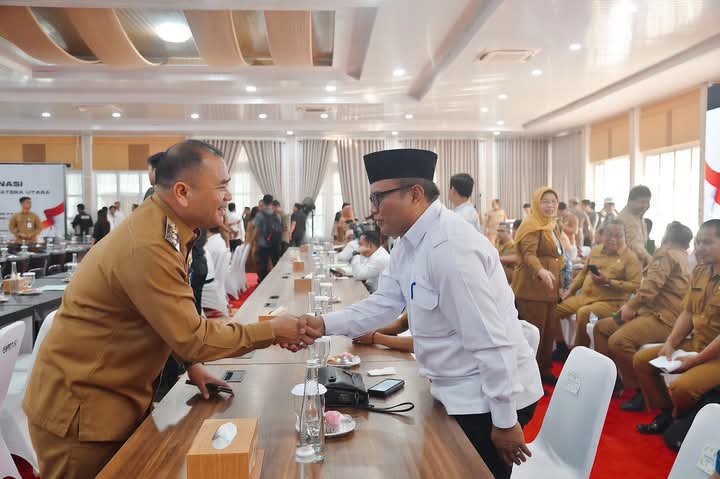 Pj. Walikota Padangsidimpuan Hadiri Rakor Bidang Pangan Provinsi Sumatera Utara Tahun 2025