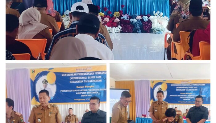Kecamatan Talang Padang Menggelar Musrenbang Dalam Rangka Menyusun RKPD Tahun 2026